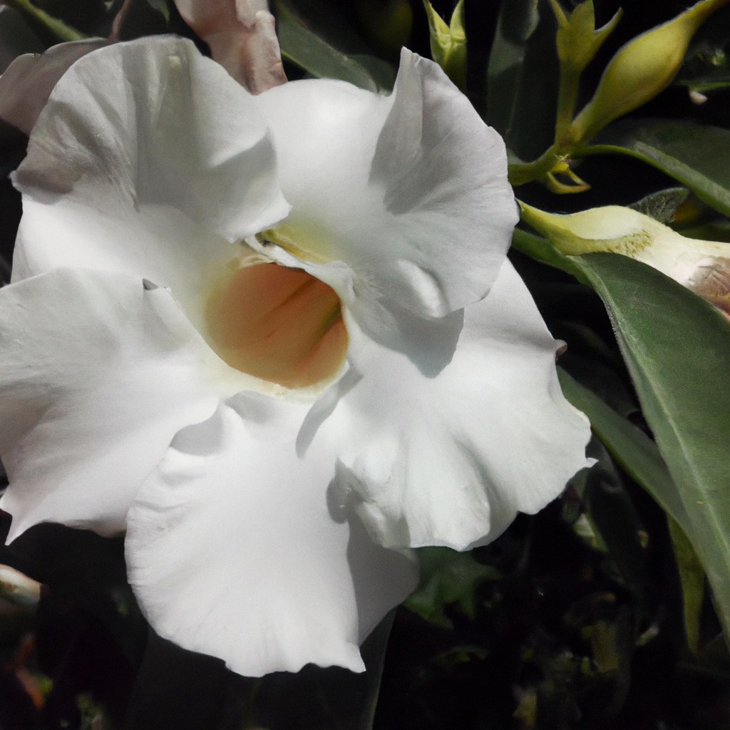 ¡Descubre el hermoso espectáculo de la floración de la Bignonia blanca!